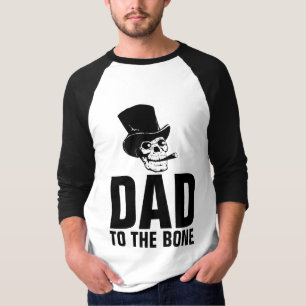 PAI ÀS CAMISETAS DE T-SHIRTS OSSOS
