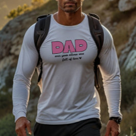 Pai Até Seu Silêncio | Camiseta de folhas comprida