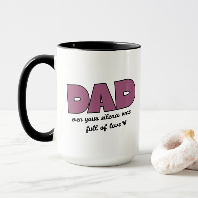 Pai Até Seu Silêncio | Caneca Combo (Com Donut)