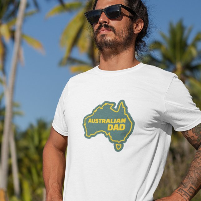 Pai australiano - Camisa T para Pai Aussie (Criador carregado)