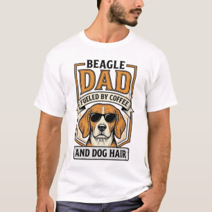 Pai Beagle Energizado por Café e Camisa de Pelo de