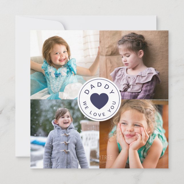 Pai Bonito Que Te Amo Colagem Fotográfica (Frente)