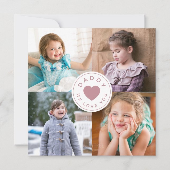 Pai Bonito Que Te Amo Colagem Fotográfica (Frente)