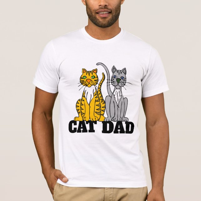 PAI CAT, T-Shirts masculinas (Frente)