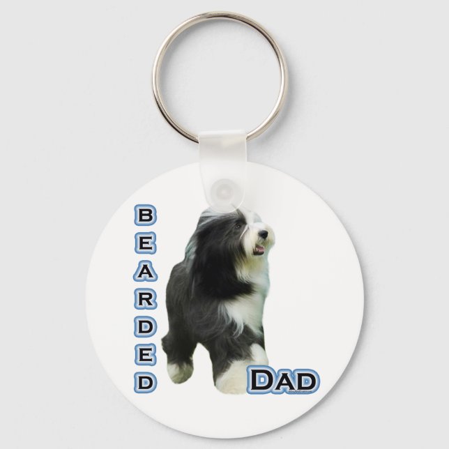 Pai Collie barrado 4 - Chaveiro (Frente)