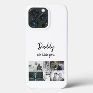 Pai com Crianças e Colagem de Fotos de Pai Familia