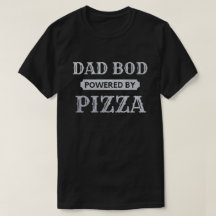 Pai Com Pizza Glitter T-Shirt