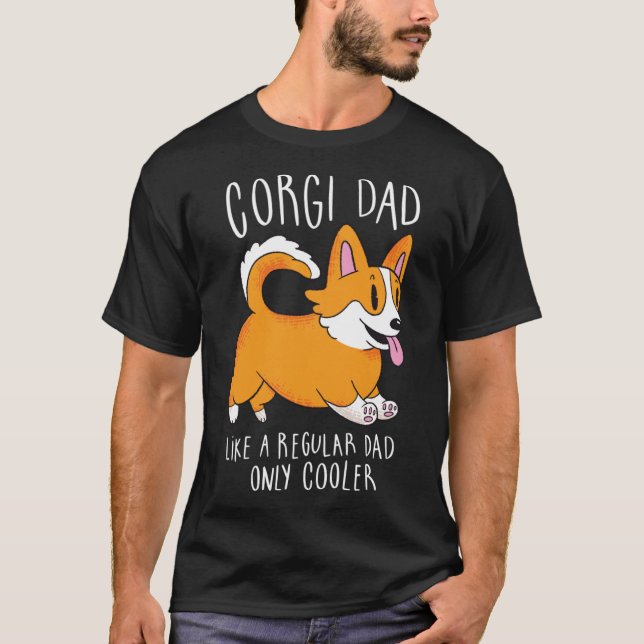 Pai Corgi - Camisa Essencial (Frente)