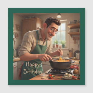 Pai da Carteira Magnética de Aniversário do Cook