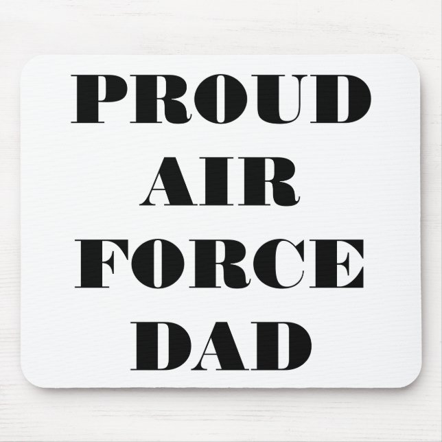 Pai da Força Aérea Ortoada do Mousepad (Frente)