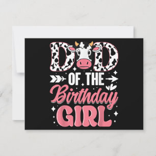 Pai Da Garota De Aniversário Pai Pai