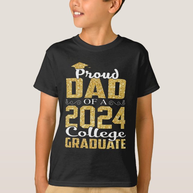 Pai Da Graduação Da Camisa Do Formando 2024 (Frente)