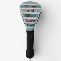 Pai de amor para crianças em Blue Striped
