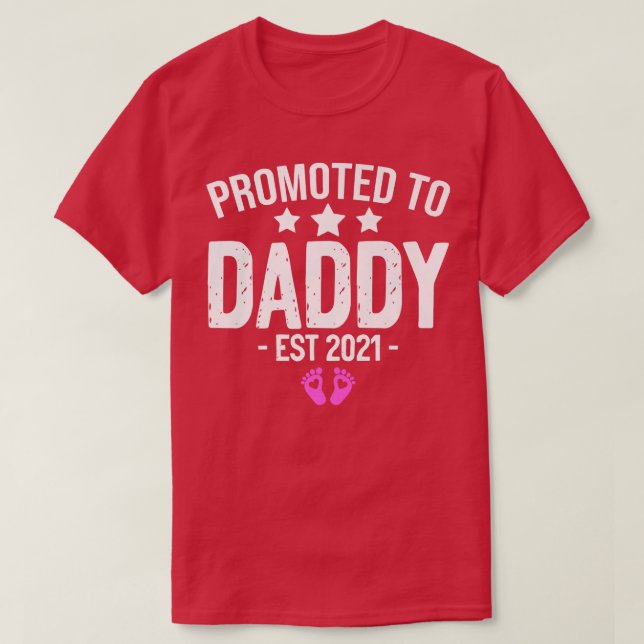 Pai de anúncio de gravidez para T-Shirt Premium (Frente do Design)