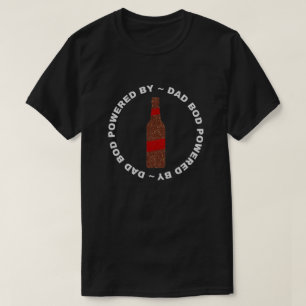 Pai De Bacalhau Alimentado Por Camiseta De Glitter