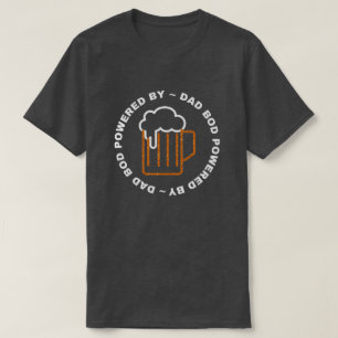 Pai De Bacalhau Alimentado Por Camiseta De Glitter