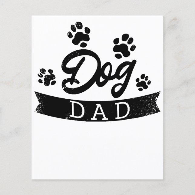 Pai de Cachorro Design Engraçado - Ideia de presen (Frente)