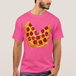 Pai De Camisa De Pizza Correspondente De Dois E Fi