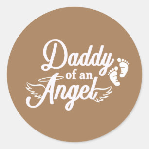 Pai de etiquetas de um aborto do anjo