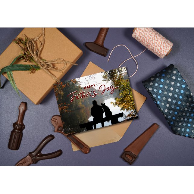 Pai de Feliz Pai do Cartão de Feriado de Pet Dobra (Criador carregado)