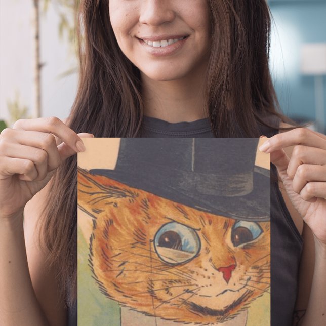 Pai DE GATO LOUIS WAIN DE ANIVERSÁRIO PARA CARTÕES (Criador carregado)