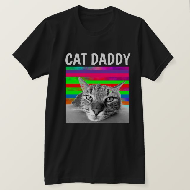 PAI DE GATO MENS T-Shirt (Frente do Design)