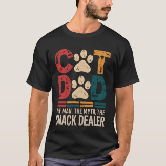 Pai de Gato O Homem A Camisa T dos Homens Engraçad
