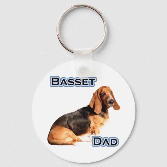 Pai de Hound Basset 4 - Chaveiro (Frente)