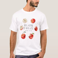 Pai De Maçãs Vermelhas A Ser Camisa T