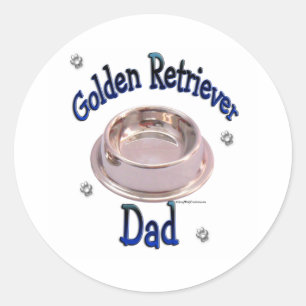 Pai de ouro para Retriever - Adesivo