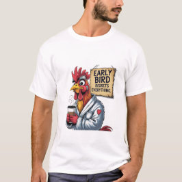 Pai De Pássaros Anormais - Camisa T Engraçada