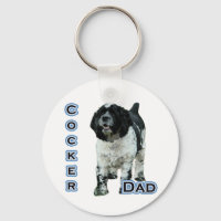 Pai de Spaniel de Partida Cocker 4 - Chaveiro