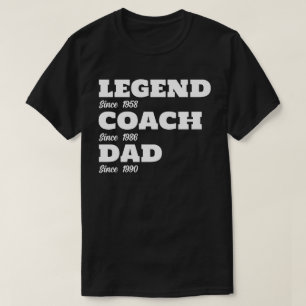 Pai de Treinador de Legenda de tênis - Camisa de D