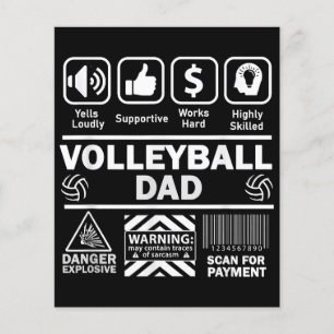 Pai de Voleibol Conteúdo Engraçado do Esporte Pai