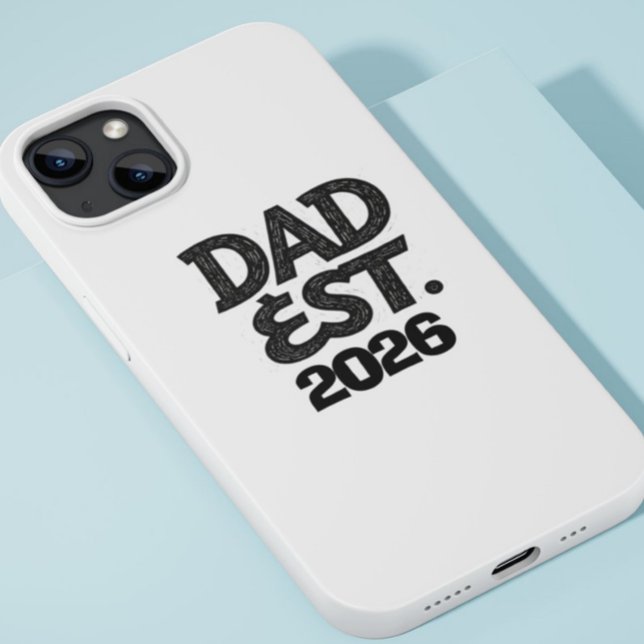 Pai Desde 2026 Pai Orgulhoso Desde (Dad Est 2026 Proud Father Since Case-Mate iPhone Case
)