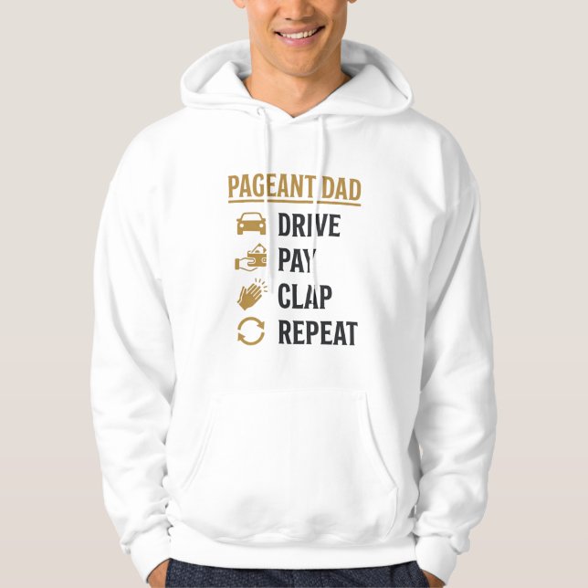 Pai Desfile Dirige Paga Bate Repete Camisa Design_ (Frente)