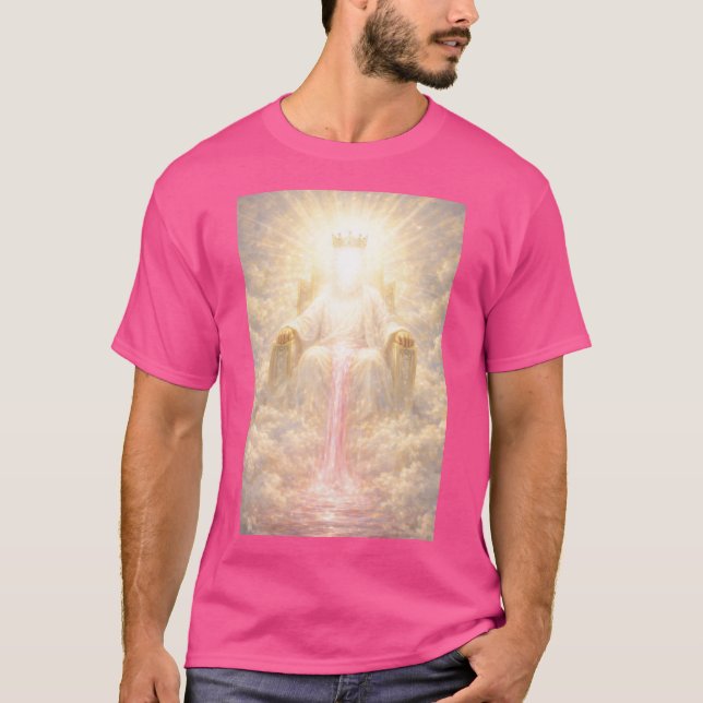 Pai Deus sentado no Trono Camiseta (Frente)