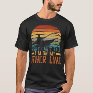 Pai Divertido de Pesca Camiseta Divertida de Pesca