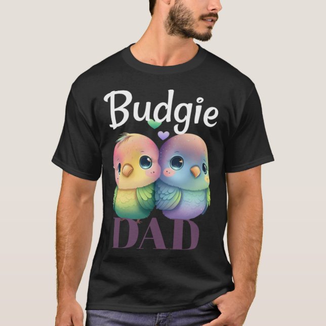 Pai do Orçamento Budgerigar Parakeet Bird Pullover (Frente)