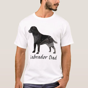 Pai do Retriador Camisa Superior de Camisa Preta