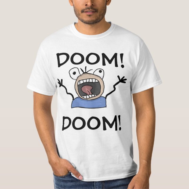 PAI DOOM! T-SHIRTS FUNNY cara (Frente)