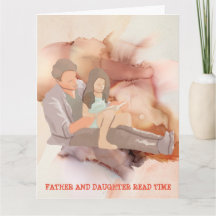 PAI E FILHA LEEM CARTÃO DE PONTOS