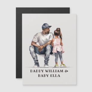 Pai e Filha Pretos Personalizados (6)