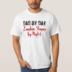 Pai em o dia… Assassino do zombi pelo t-shirt do