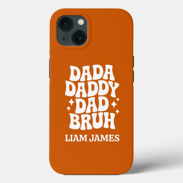 Pai engraçado Dada Bruh Dia de os pais presente pa (Verso)