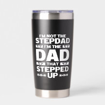 Pai Engraçado Personalizado Que Deu Um Passo à Fre
