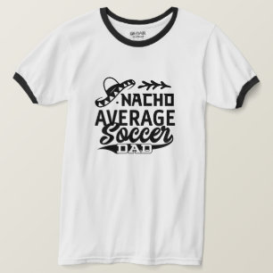 Pai Engraçado T-Shirt Nacho Média Pai de Futebol
