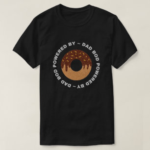 Pai Equipado Com Camisa T Glitter Rosquinha