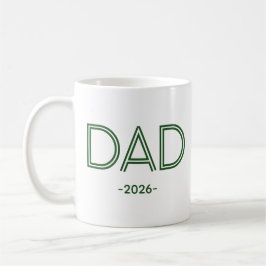 Pai Estiloso com Caneca de Café do Ano Personaliza