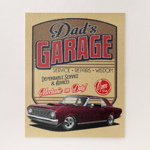 Pai Falcon Musical Car Garage Quebra-cabeça